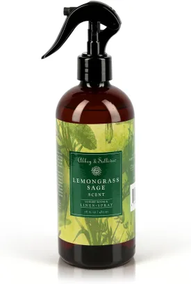 Abbey & Sullivan Linen Spray, Lemongrass Sage, 16 oz.