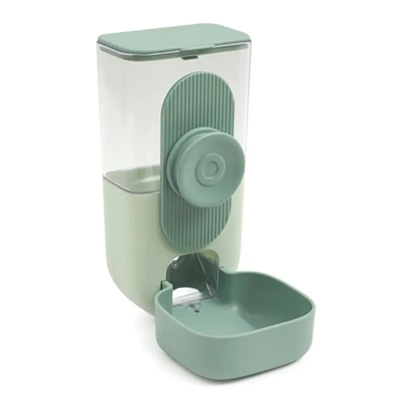 Automatic Pet Dog Bowls Cage Hanging Feeder Pet Dog Water Bottle