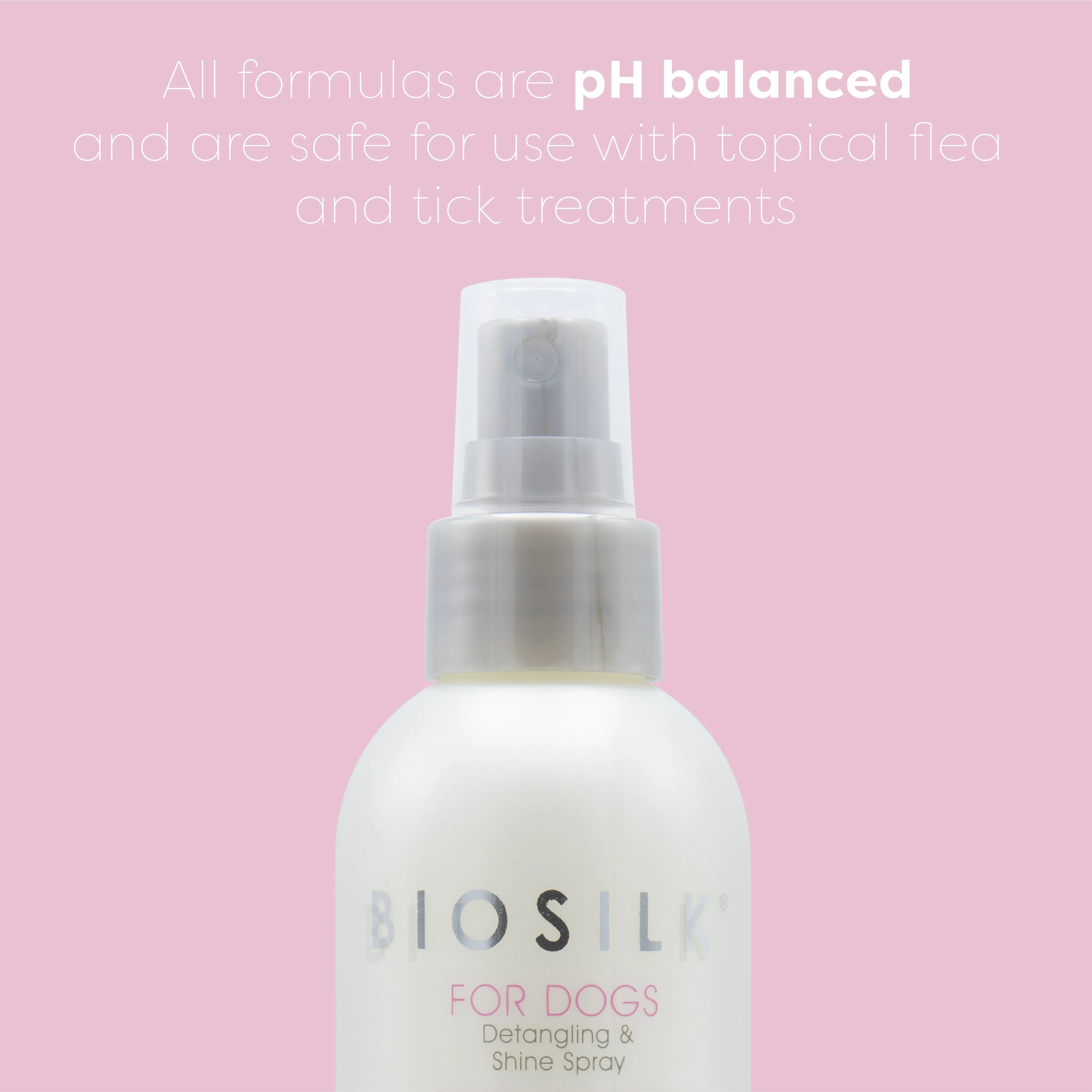 BioSilk for Dogs Detangling and Shine Spray for Dogs, 8 oz