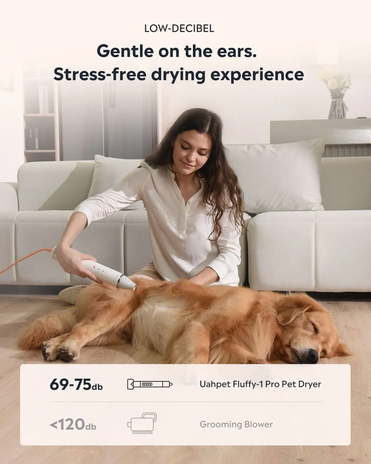 [BOGO] Fluffy-1 Pro Low Noise Dog Hair Dryer & Free Smart Deodorizer