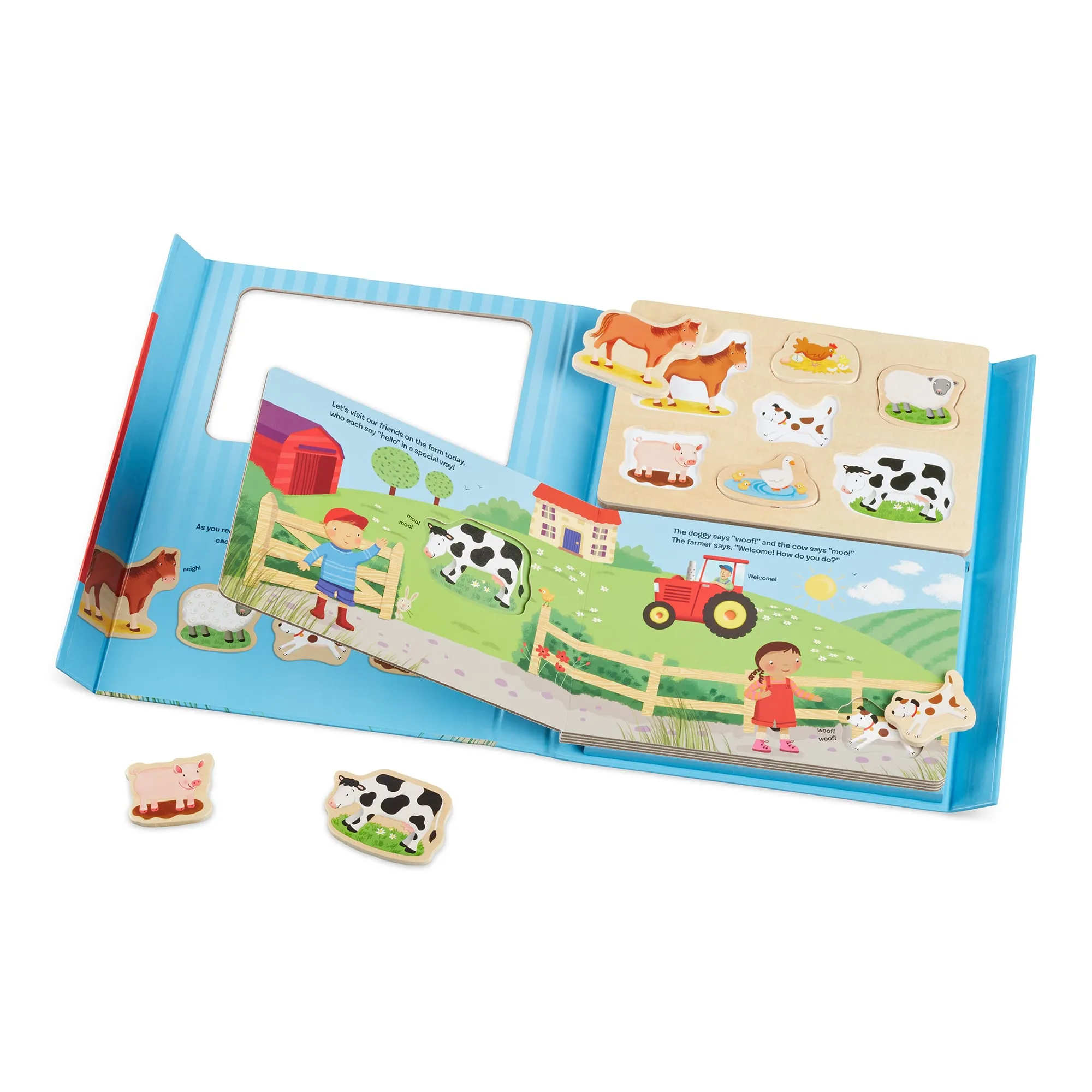 Book & Puzzle Play Set: On the Farm - 31591