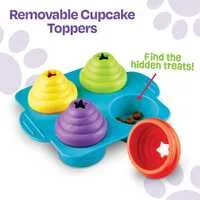Brightkins Cupcake Party! Interactive Dog Treat Dispensing Toy & Puzzle