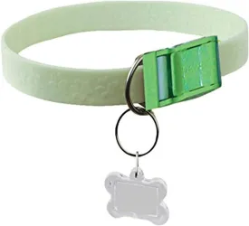 Davis FurEver Brite Glow in The Dark Pet Safety Collar, Small to Medium, Green