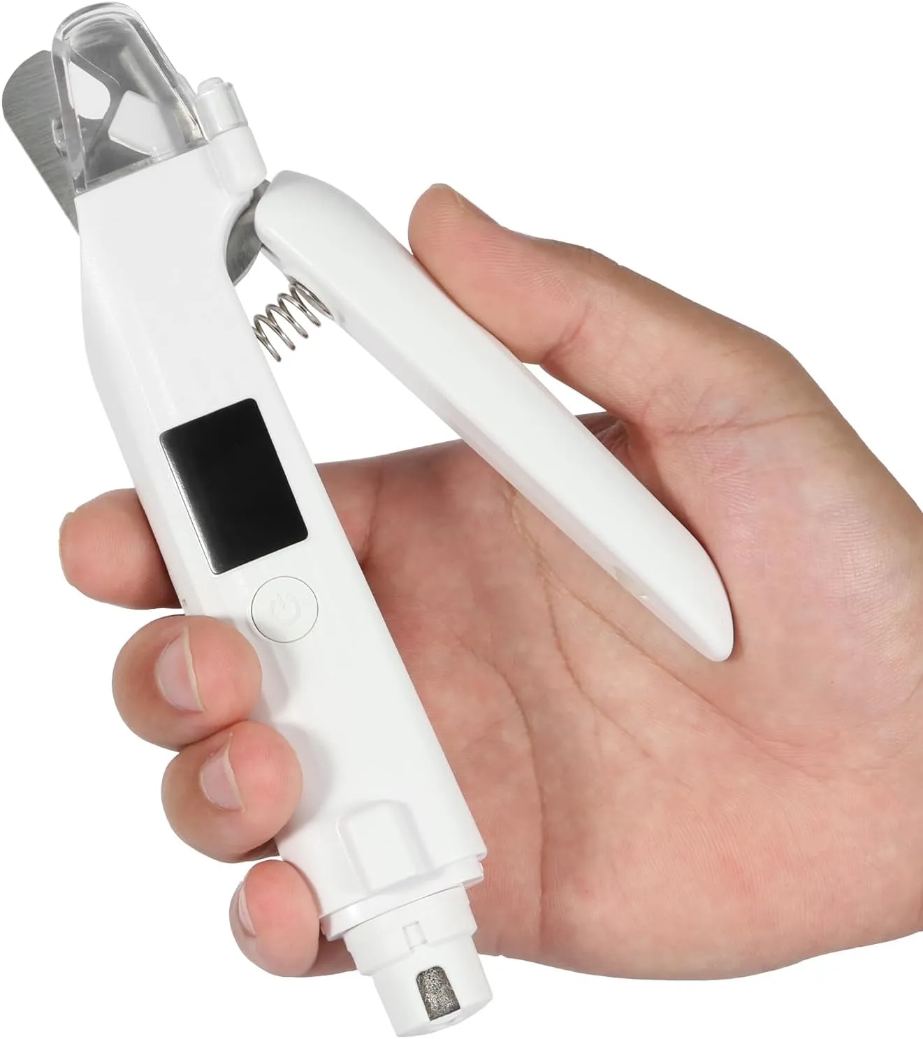 Dog Nail Clippers with LED Light Reducing-Noise Pet Nail Trimmers Rechargeable Pet Nail Grinder Adjustable for Large and Small Dogs