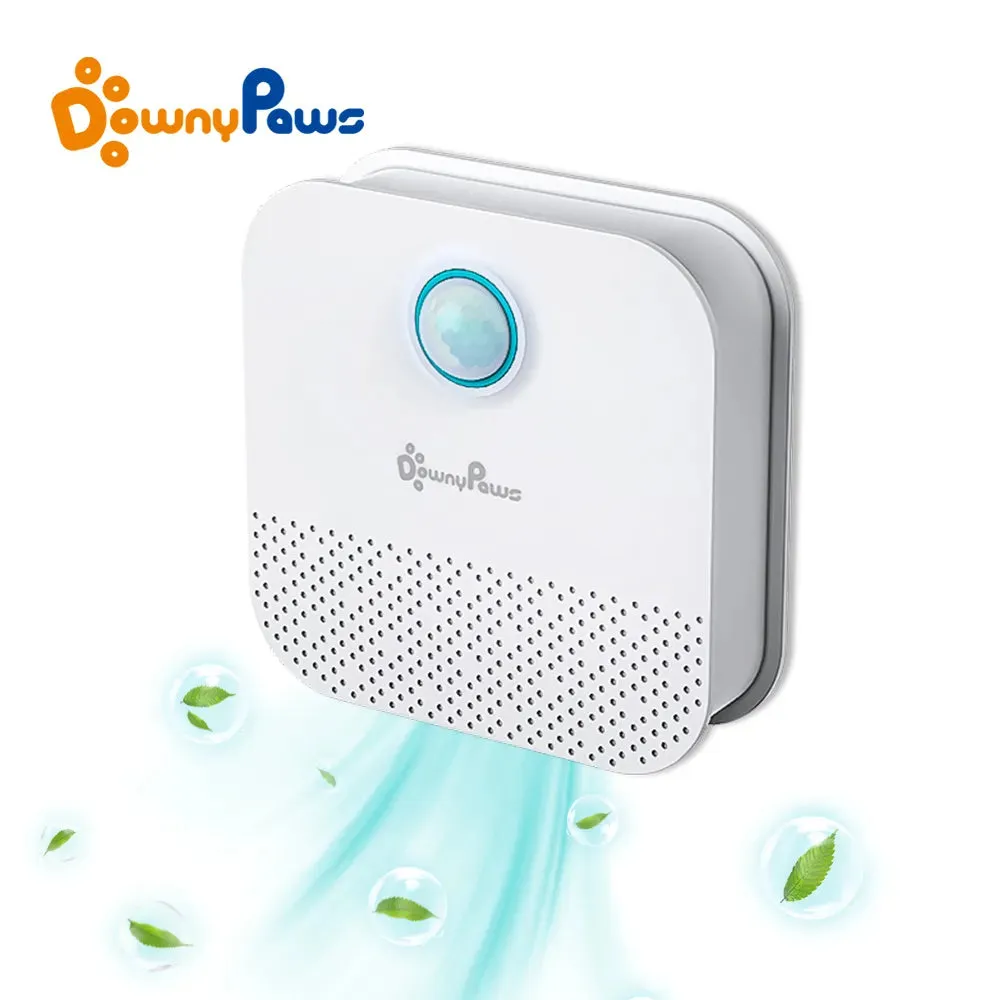 Downypaws 4000mAh Smart Cat Odor Purifier – Deodorizer for Litter Box & Pet Toilets