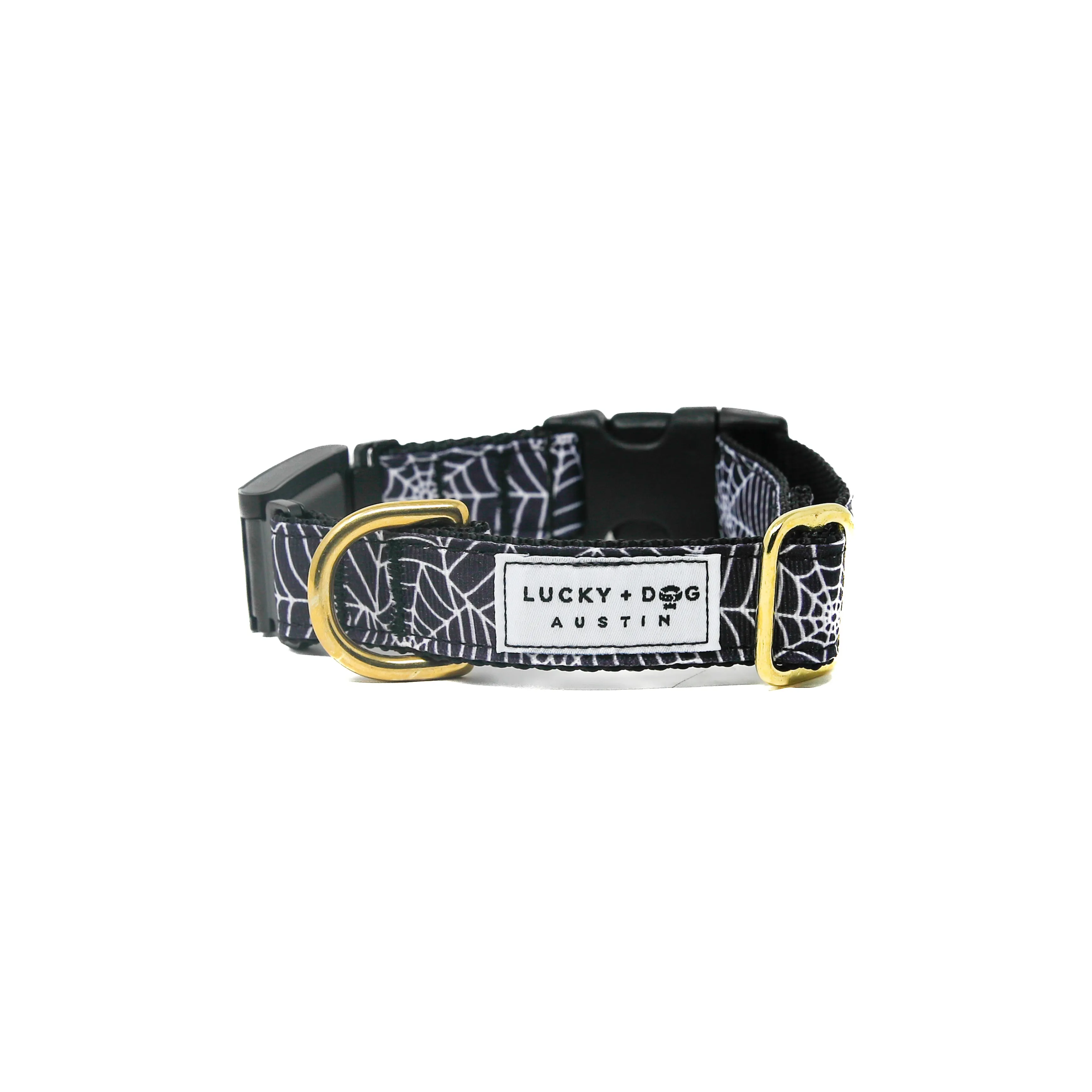 Fi Collar Band - Black Spider Web