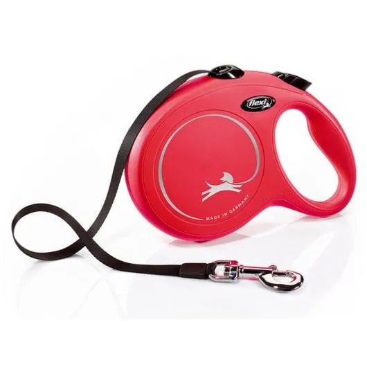 Flexi Classic Extendable & Retractable Dog Lead - Red