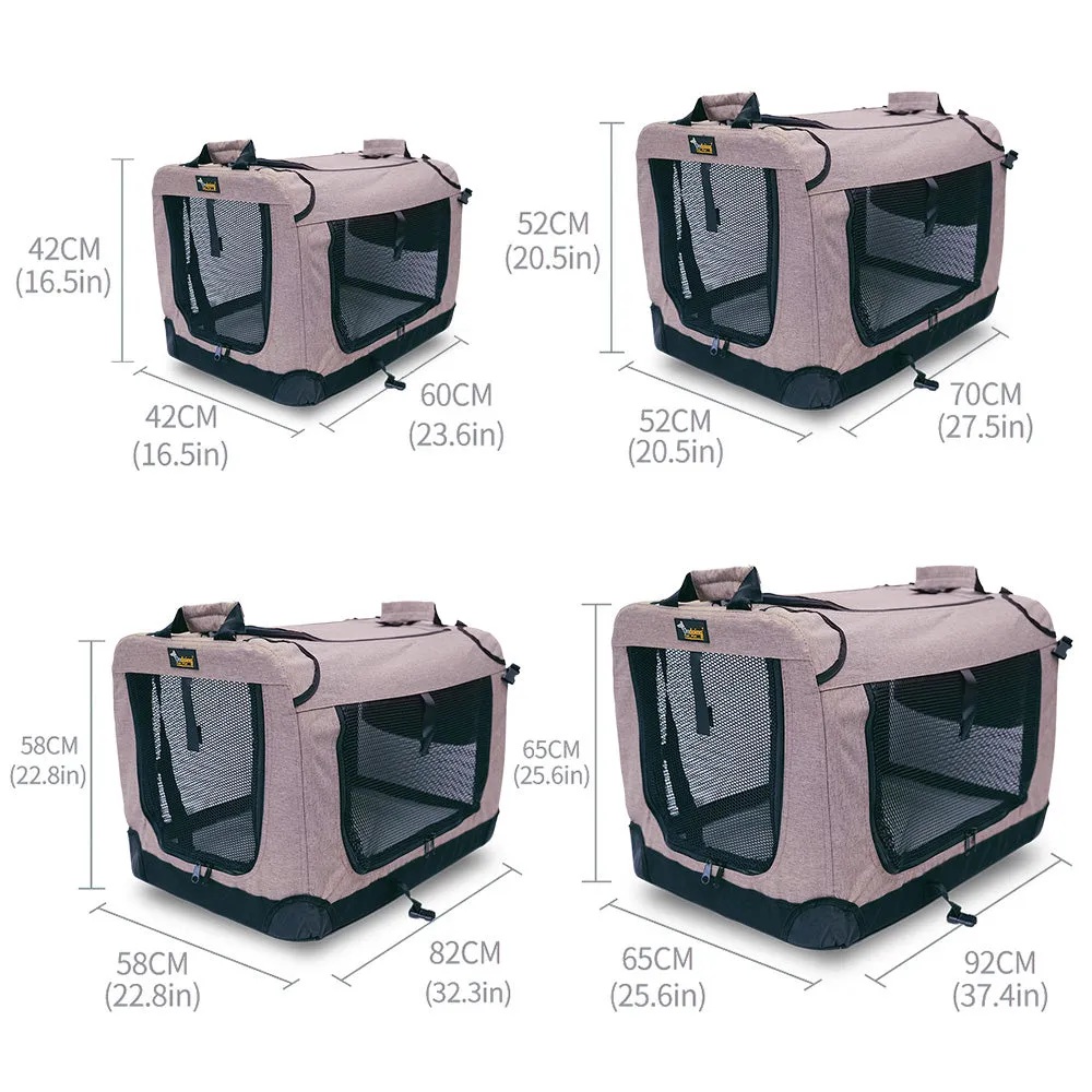 Foldable Pet Carrier Bag Soft Dog Crate Bed Cage Kennel Tent Indoor Outdoor Car