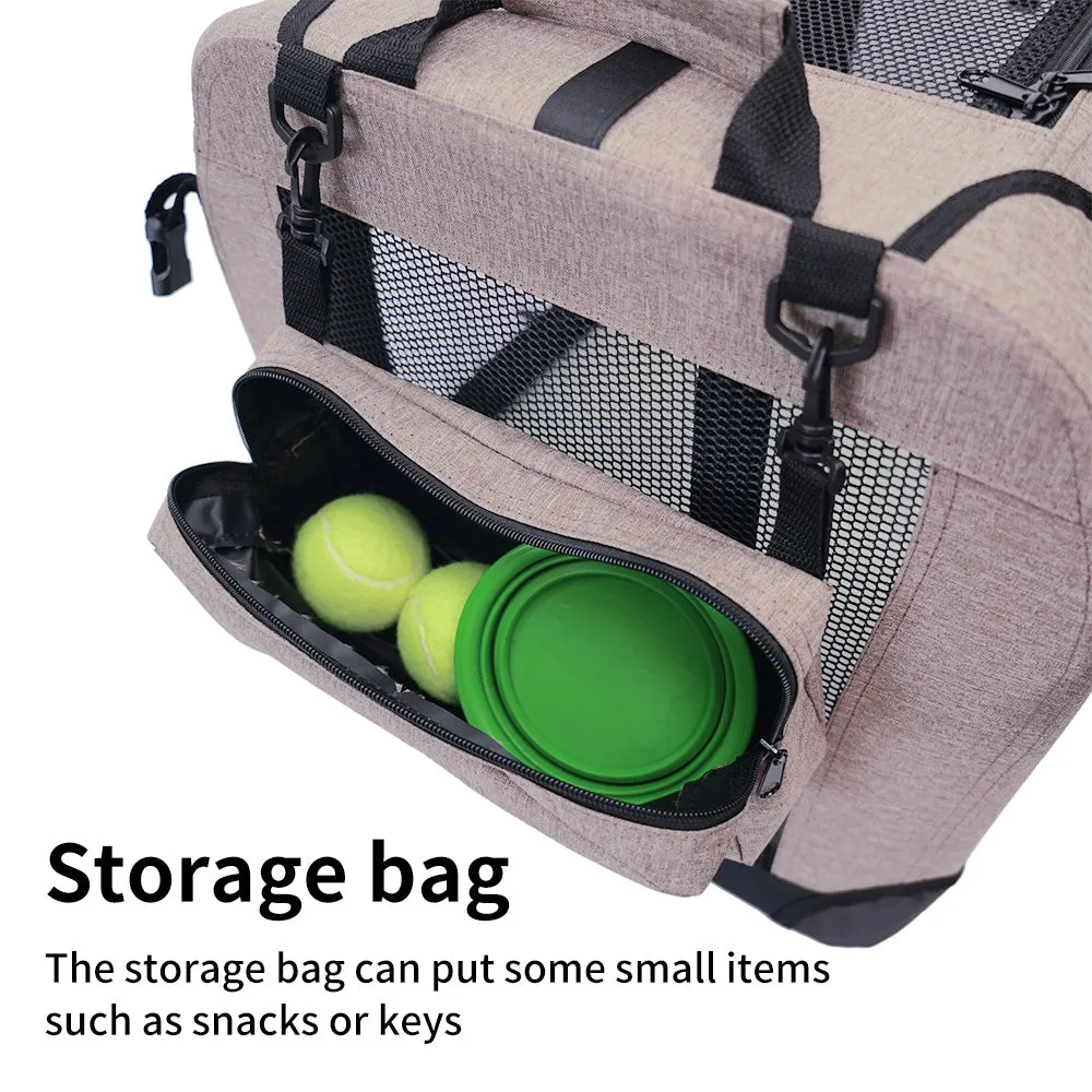 Foldable Pet Carrier Bag Soft Dog Crate Bed Cage Kennel Tent Indoor Outdoor Car