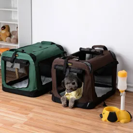 Foldable Pet Carrier Bag Soft Dog Crate Bed Cage Kennel Tent Indoor Outdoor Car