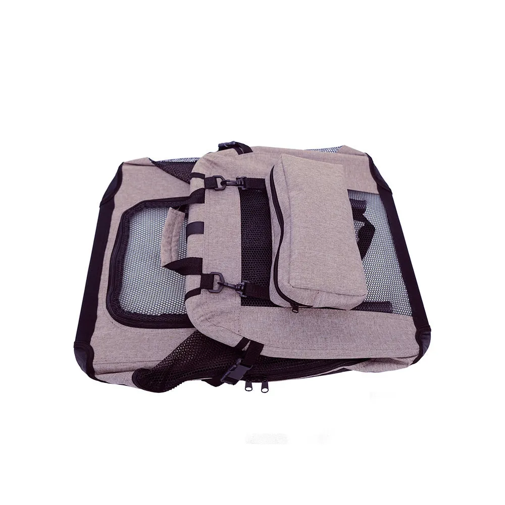 Foldable Pet Carrier Bag Soft Dog Crate Bed Cage Kennel Tent Indoor Outdoor Car