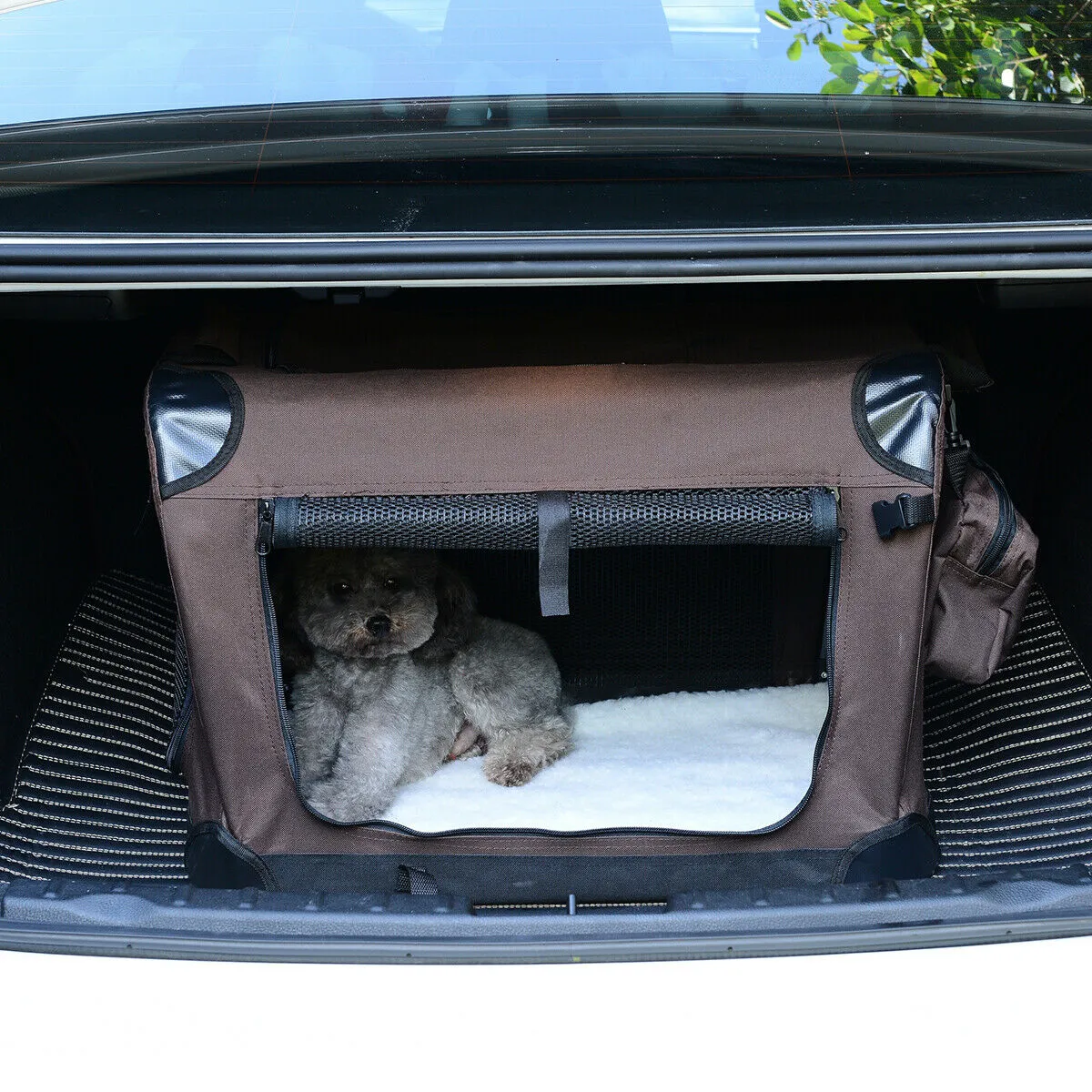 Foldable Pet Carrier Bag Soft Dog Crate Bed Cage Kennel Tent Indoor Outdoor Car