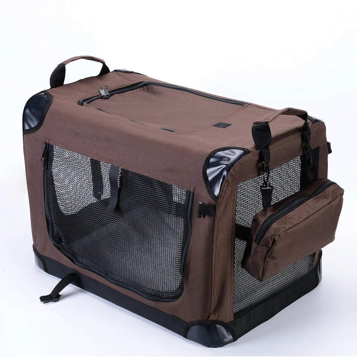 Foldable Pet Carrier Bag Soft Dog Crate Bed Cage Kennel Tent Indoor Outdoor Car