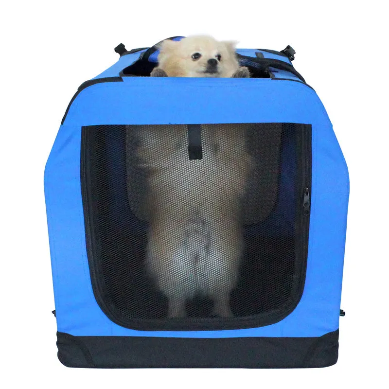 Foldable Pet Carrier Bag Soft Dog Crate Bed Cage Kennel Tent Indoor Outdoor Car