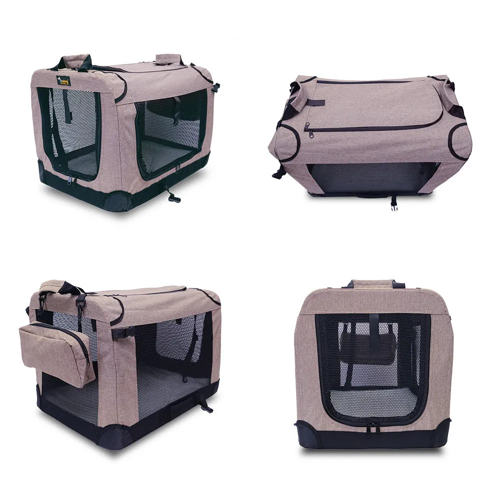 Foldable Pet Carrier Bag Soft Dog Crate Bed Cage Kennel Tent Indoor Outdoor Car