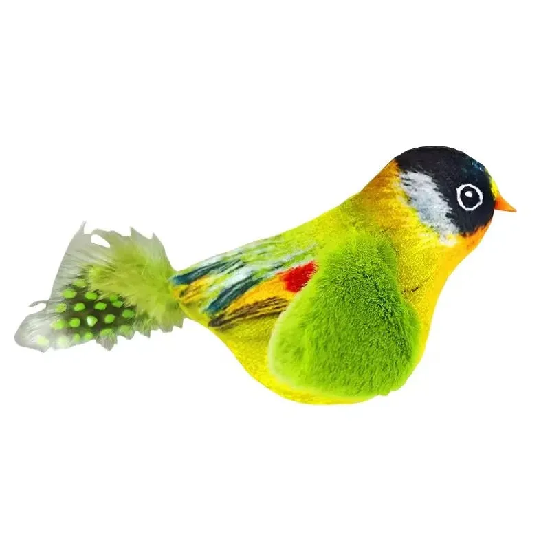 Furprize! Interactive Chirping Bird Feather Cat Toy