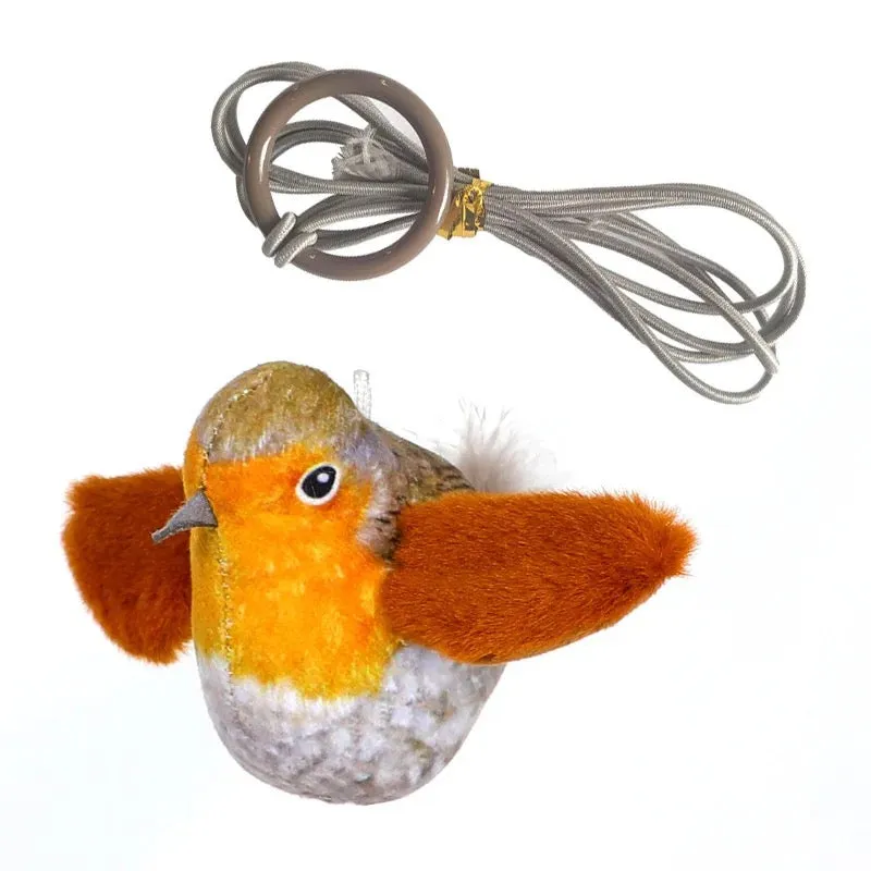 Furprize! Interactive Chirping Bird Feather Cat Toy
