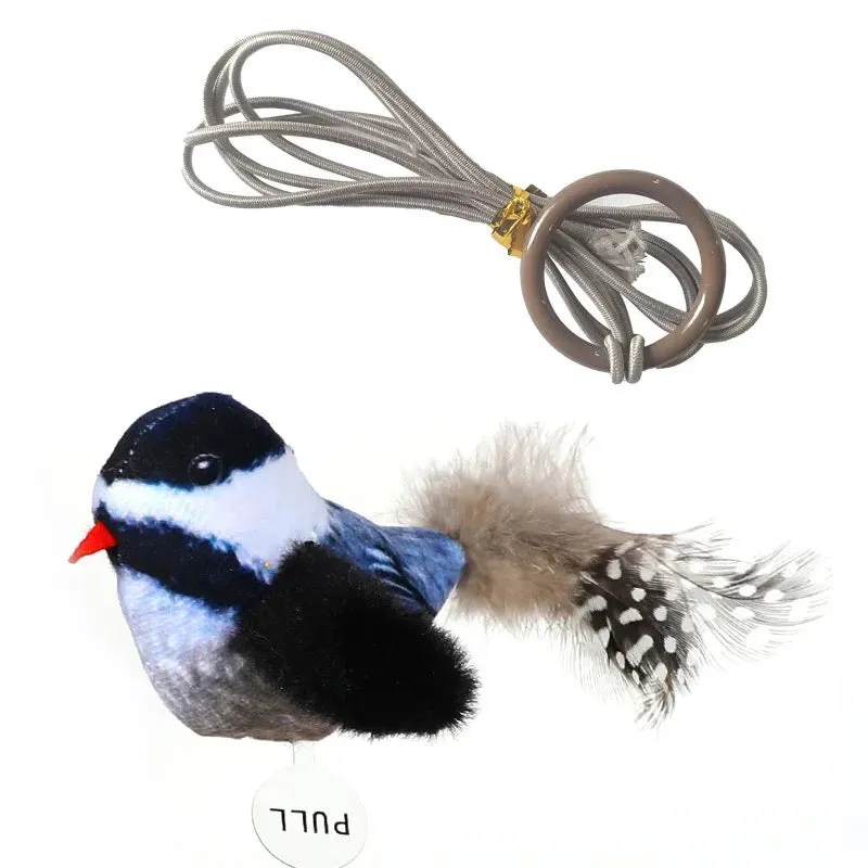 Furprize! Interactive Chirping Bird Feather Cat Toy
