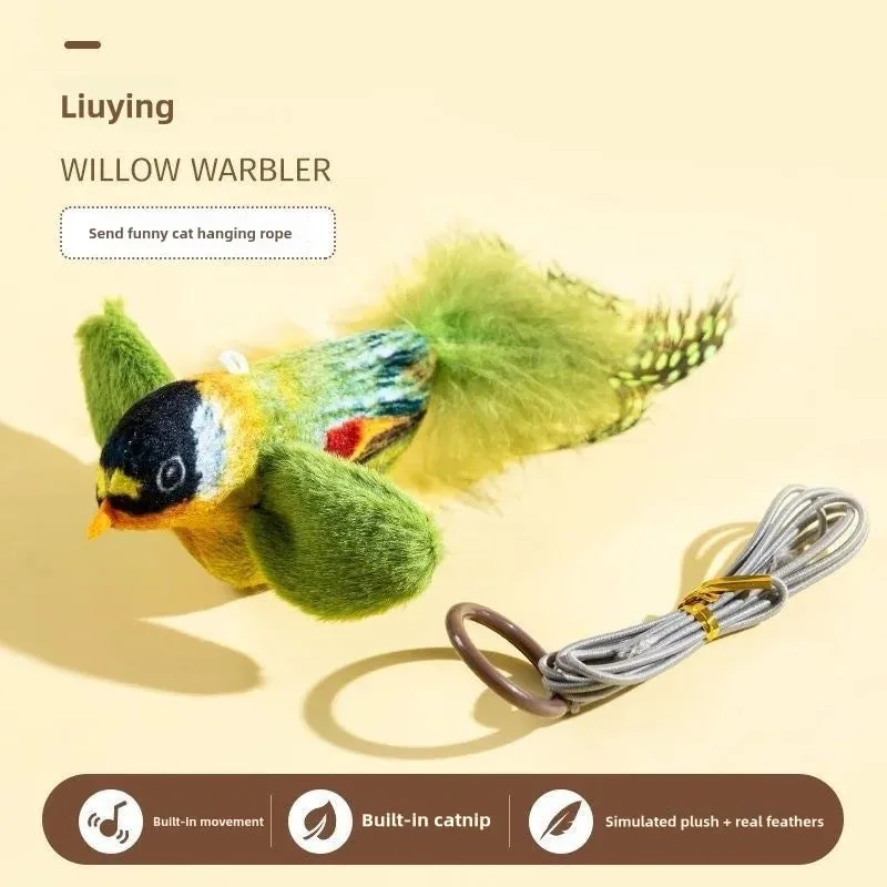 Furprize! Interactive Chirping Bird Feather Cat Toy