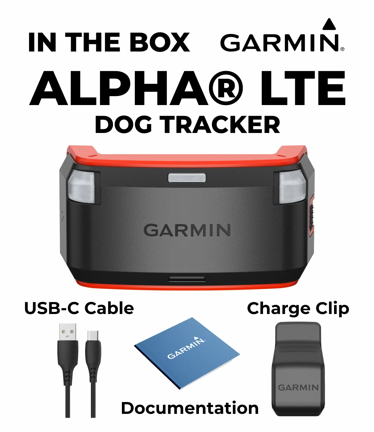Garmin Alpha LTE Hiking Hunting Dog Tracker | Wearable4U Bundle