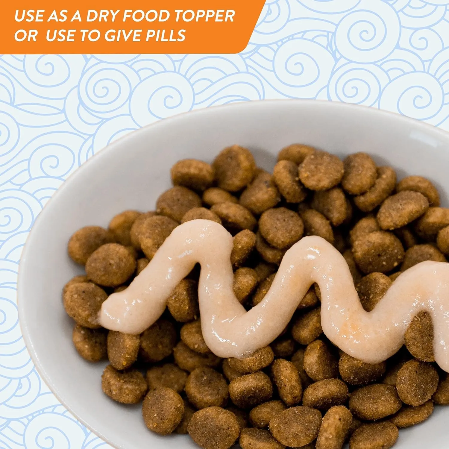 INABA Churu Cat Treats, Grain-Free, Lickable, Squeezable Creamy Pure Cat Treat/Topper with Vitamin E & Taurine, 0.5 Ounces Each Tube, 4 Tubes, Tuna with Salmon Recipe