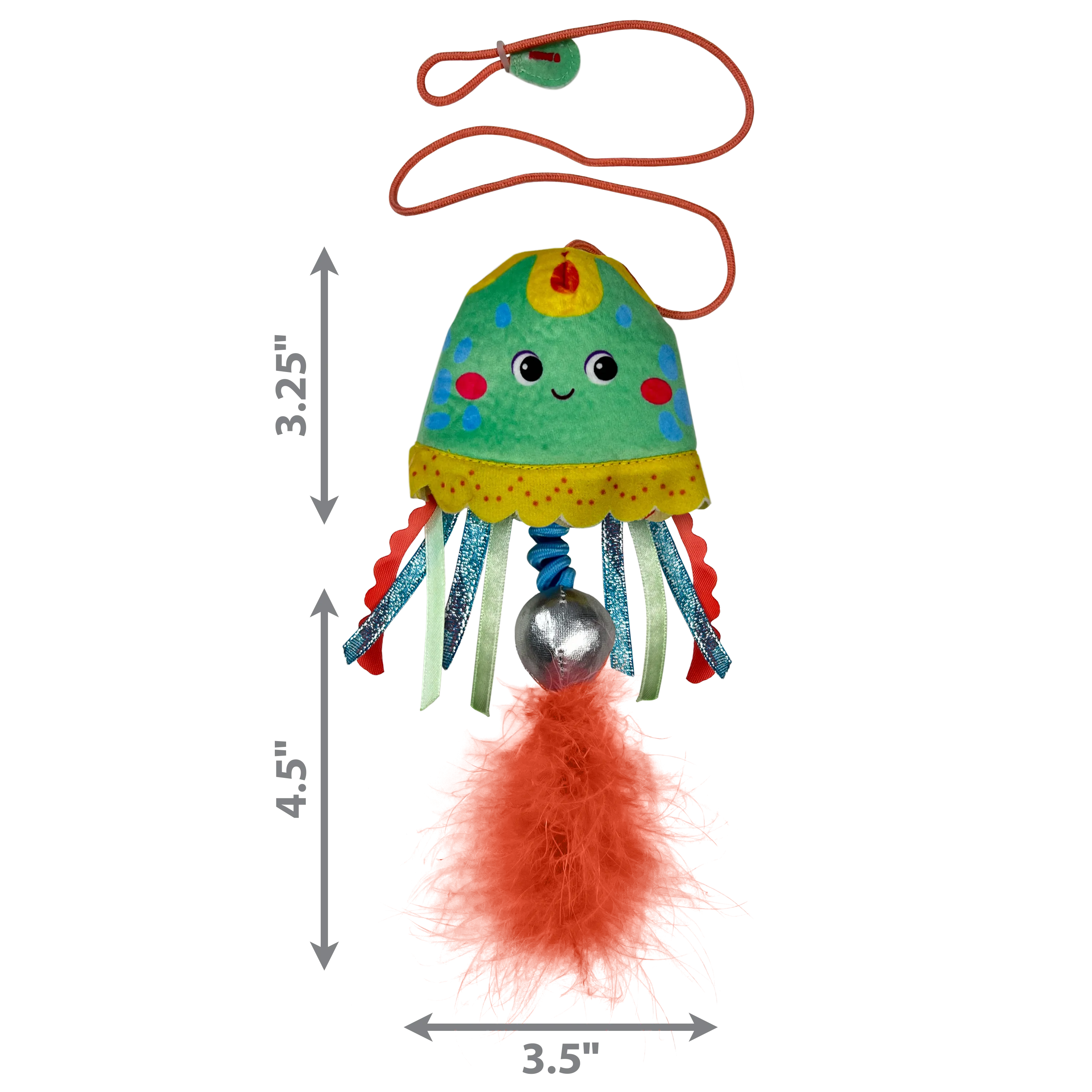 KONG Jellyfish Teaser’s Cat Toy (One Size / Assorted)
