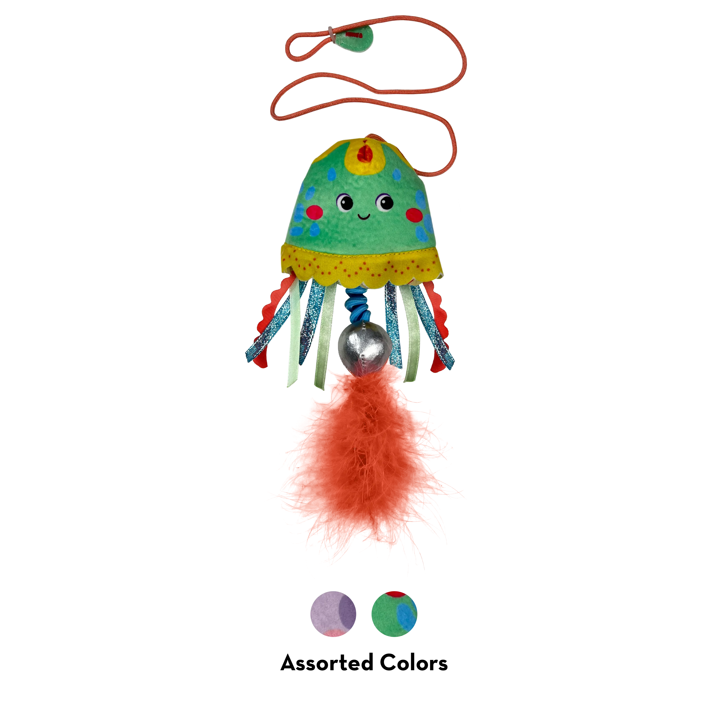 KONG Jellyfish Teaser’s Cat Toy (One Size / Assorted)