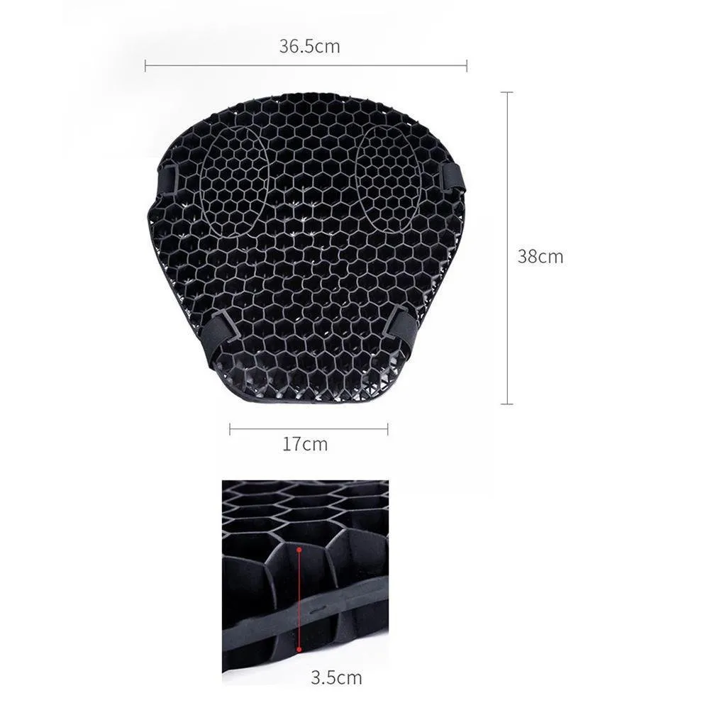 Motorcycle Honeycomb Gel Seat Cushion
