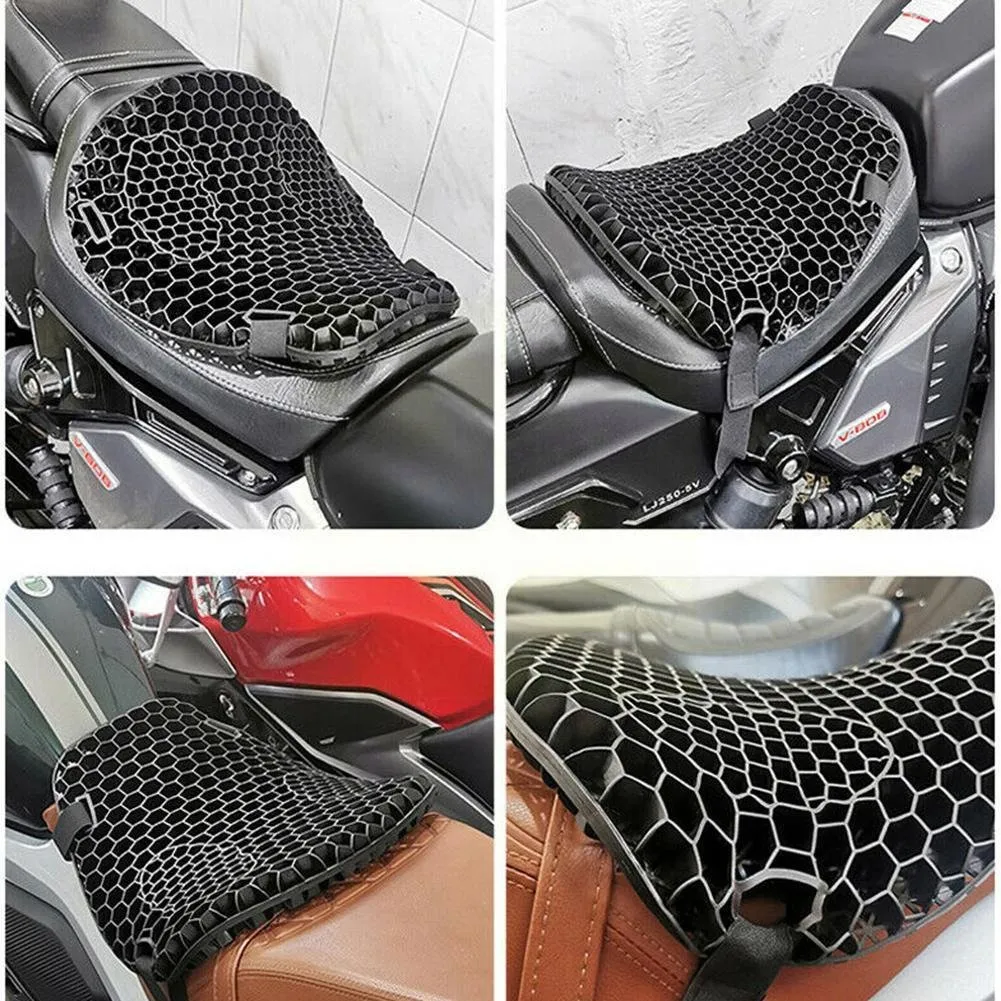 Motorcycle Honeycomb Gel Seat Cushion