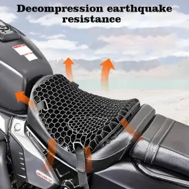 Motorcycle Honeycomb Gel Seat Cushion