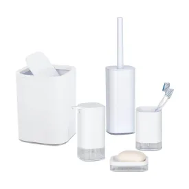 Oria 5 Piece Bathroom Accessories Set White