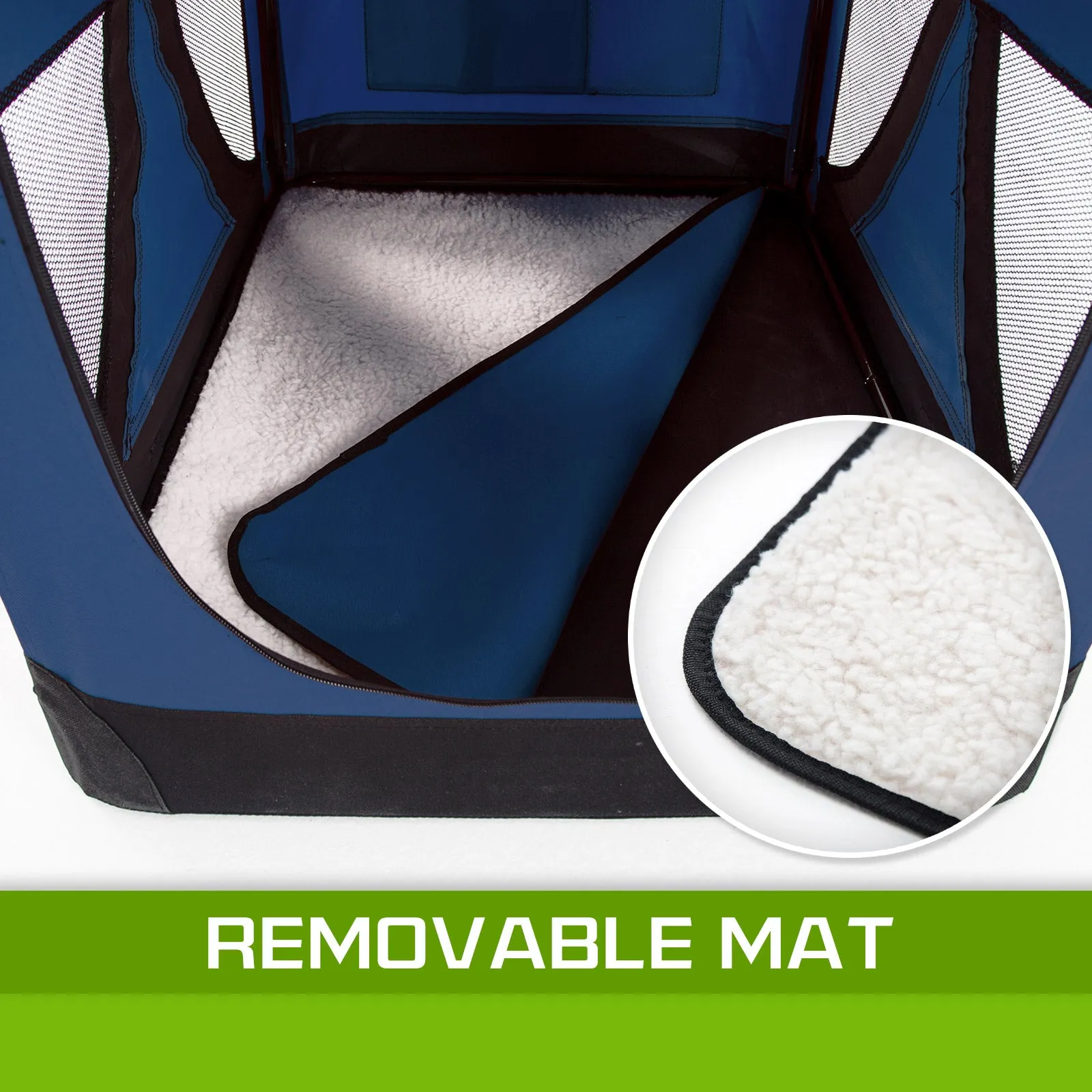 Paw Mate Portable Soft Dog Cage Crate Carrier