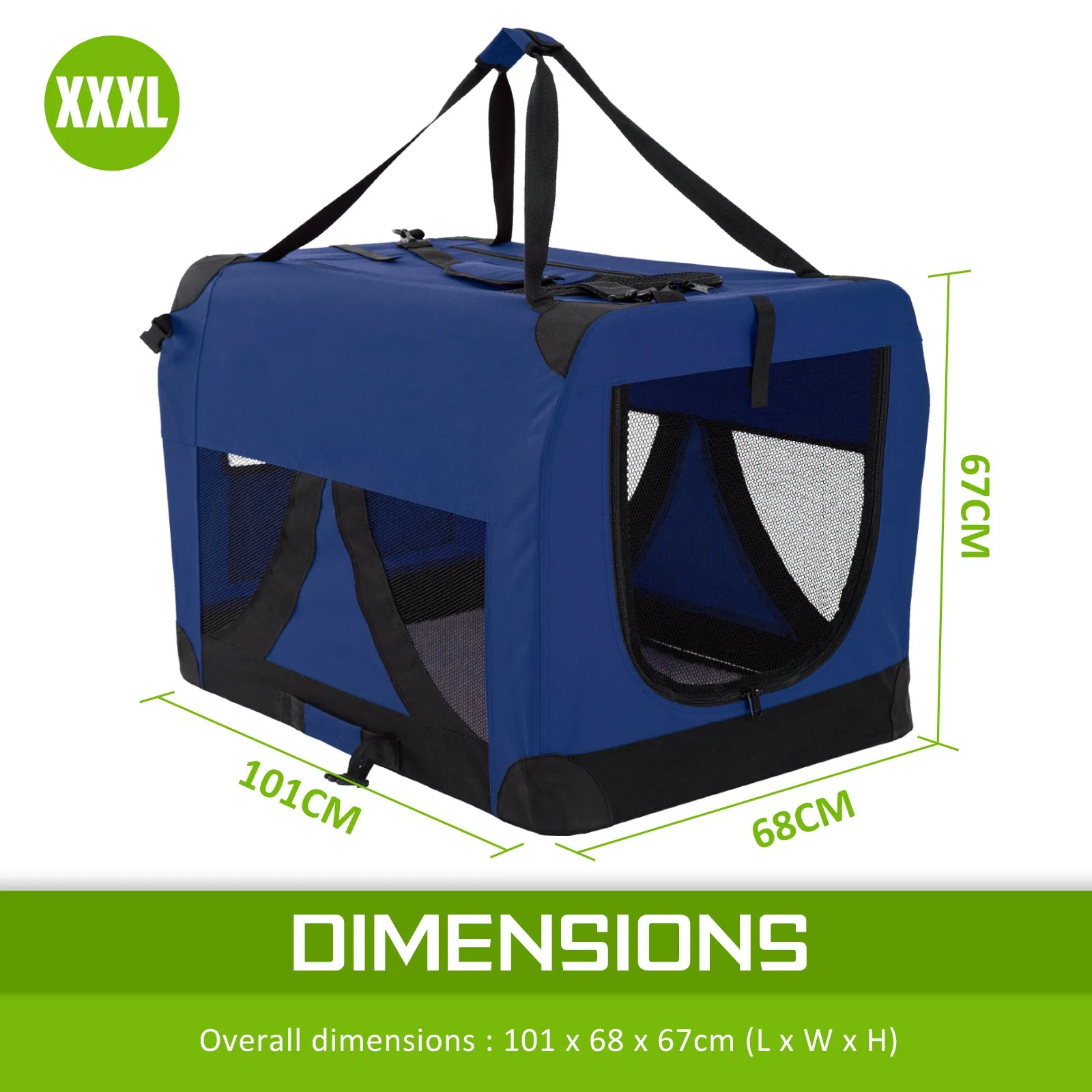 Paw Mate Portable Soft Dog Cage Crate Carrier