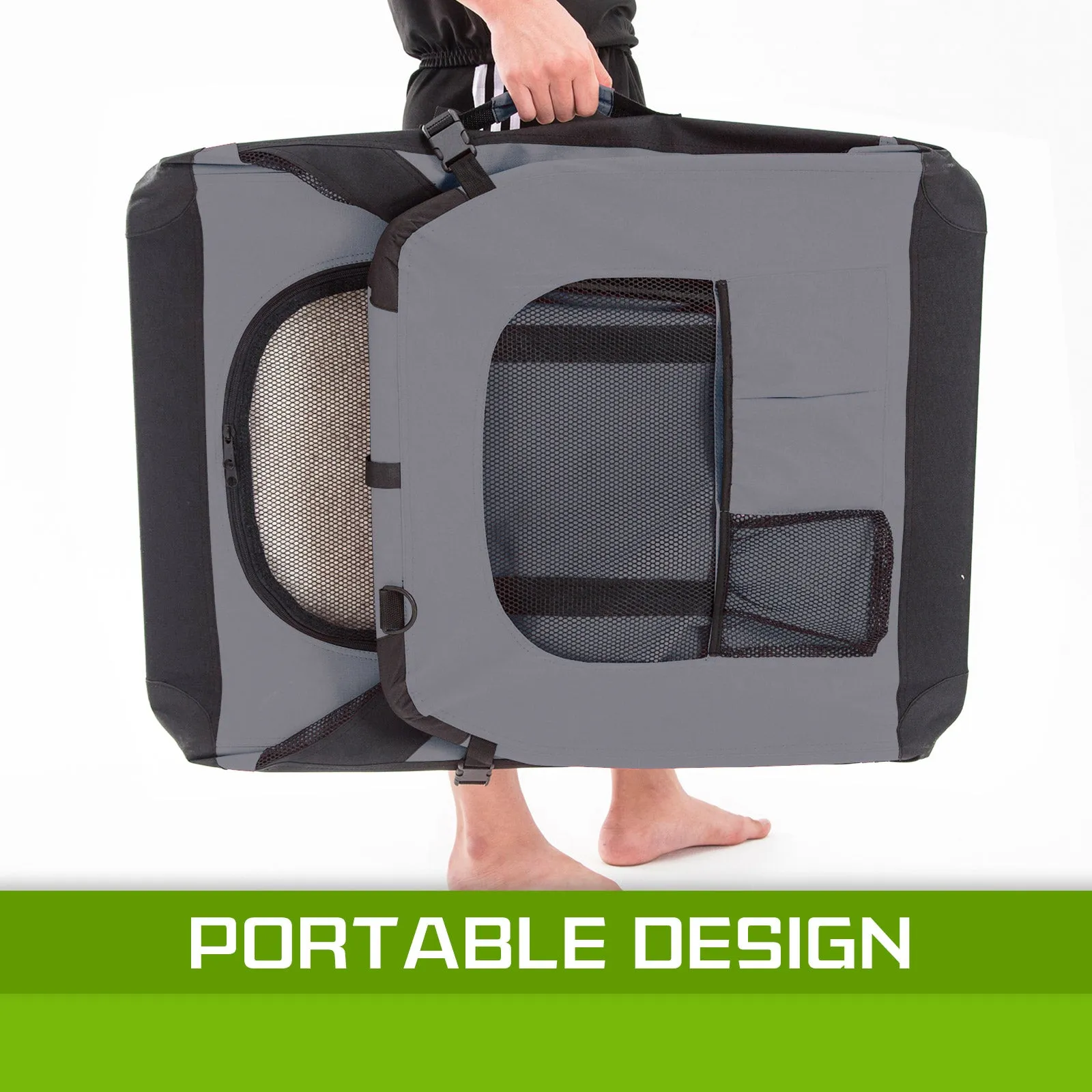 Paw Mate Portable Soft Dog Cage Crate Carrier