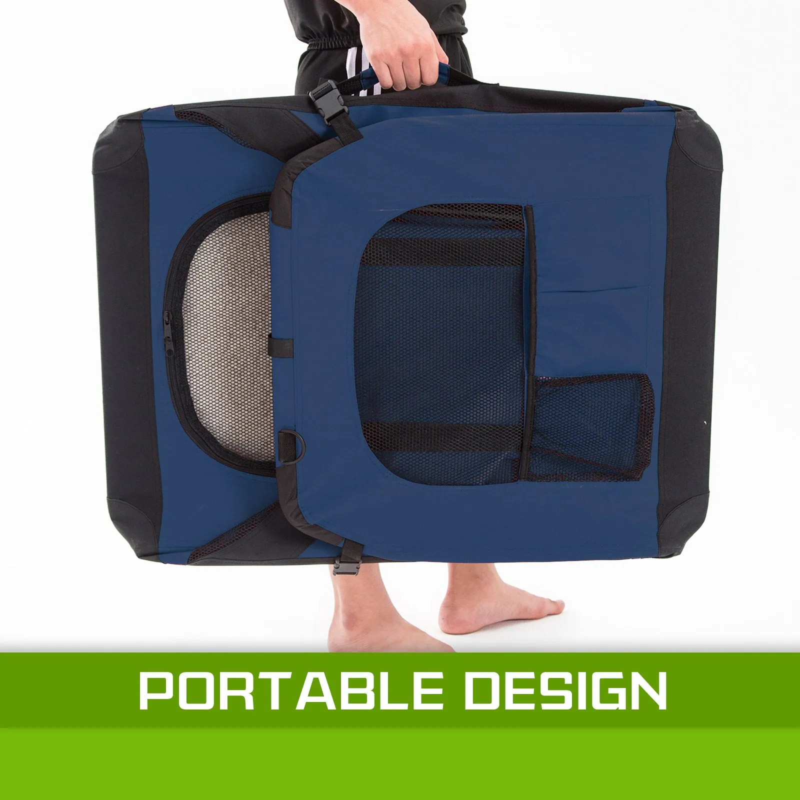 Paw Mate Portable Soft Dog Cage Crate Carrier