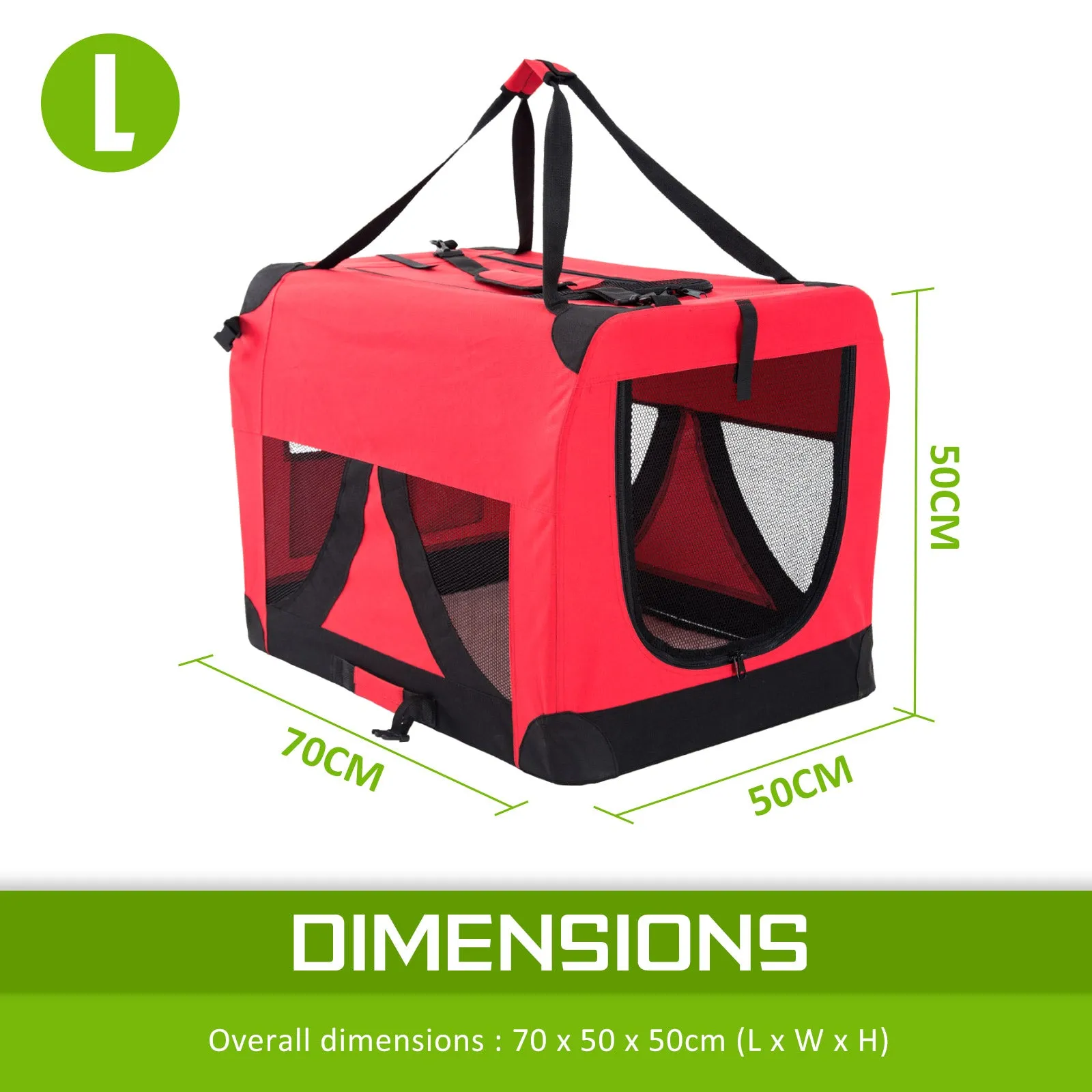 Paw Mate Portable Soft Dog Cage Crate Carrier