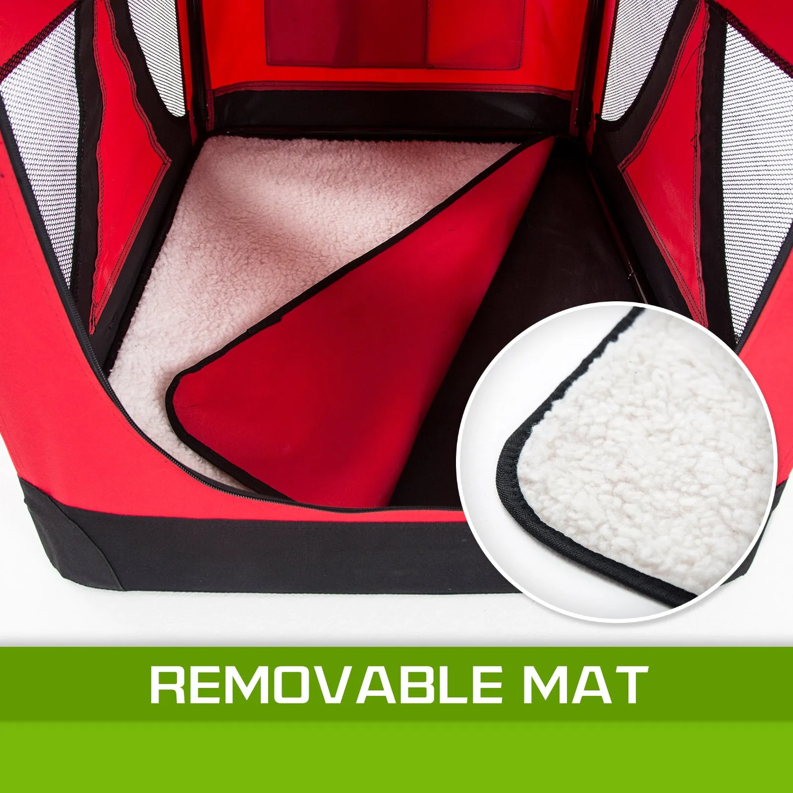 Paw Mate Portable Soft Dog Cage Crate Carrier