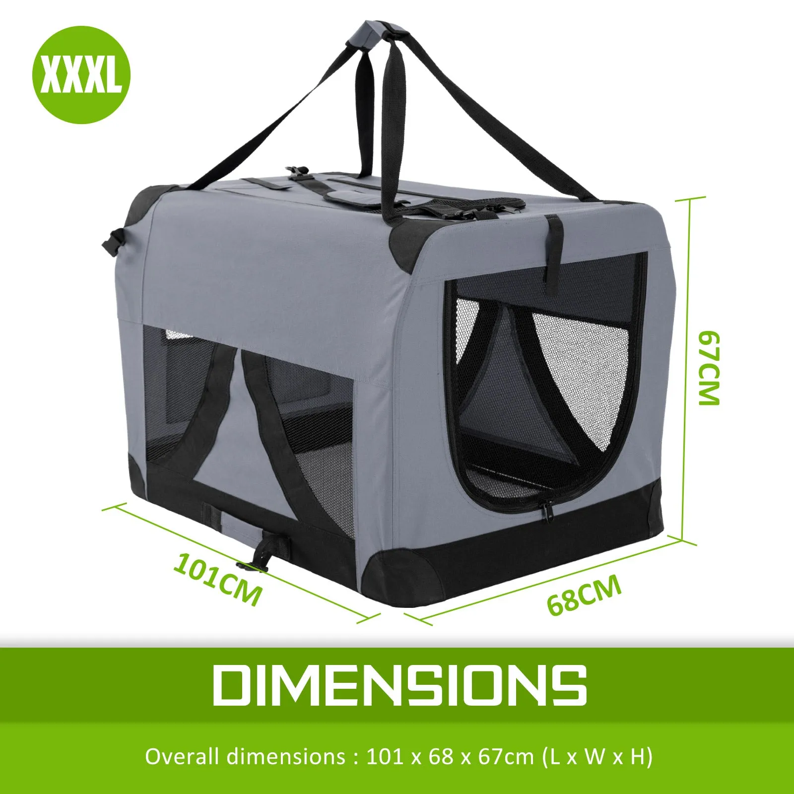 Paw Mate Portable Soft Dog Cage Crate Carrier