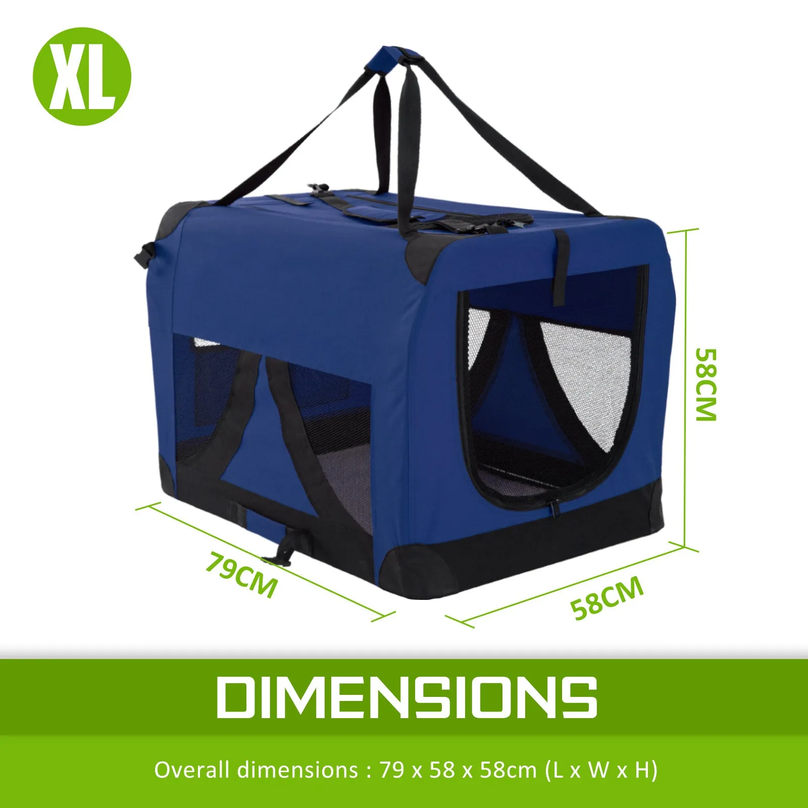 Paw Mate Portable Soft Dog Cage Crate Carrier
