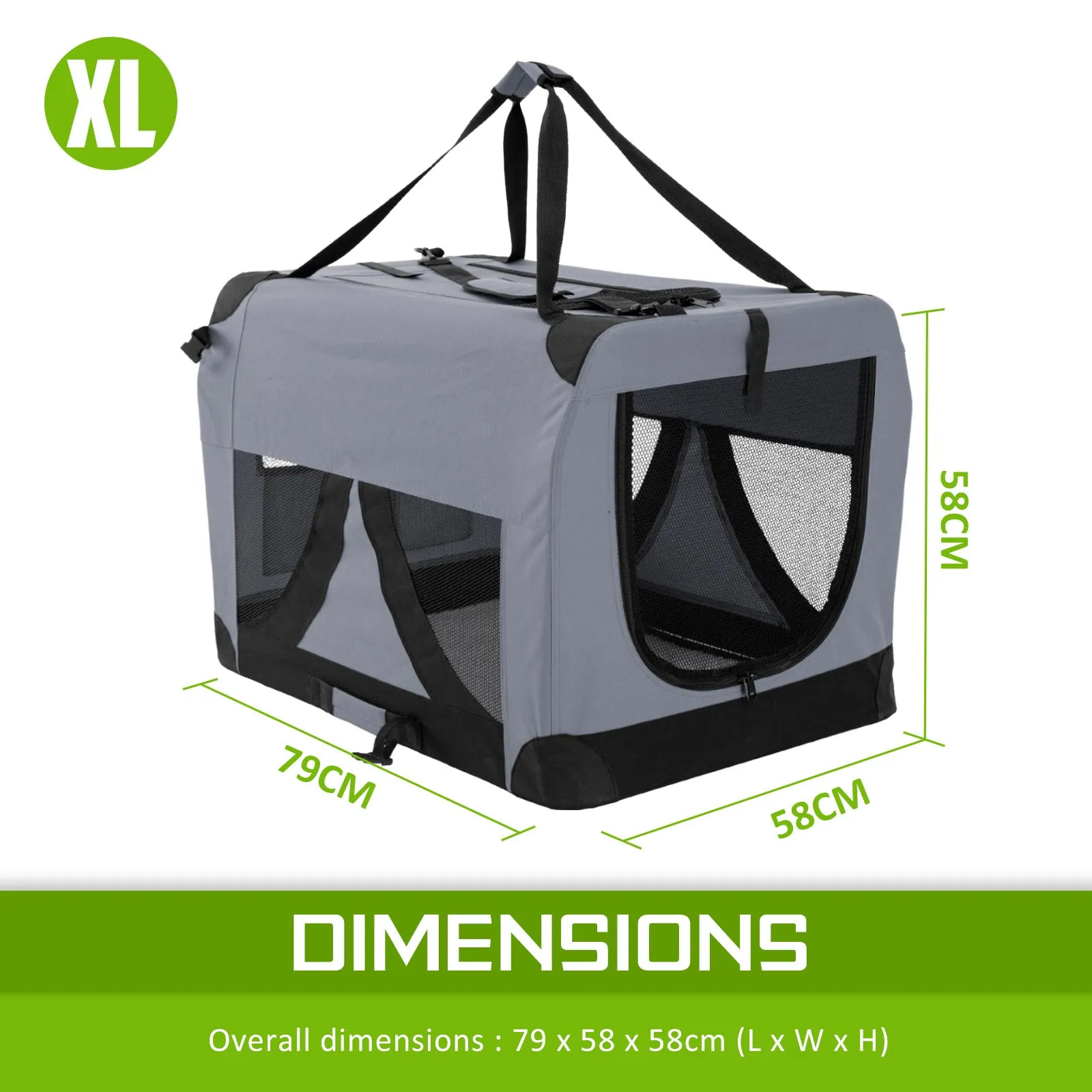 Paw Mate Portable Soft Dog Cage Crate Carrier