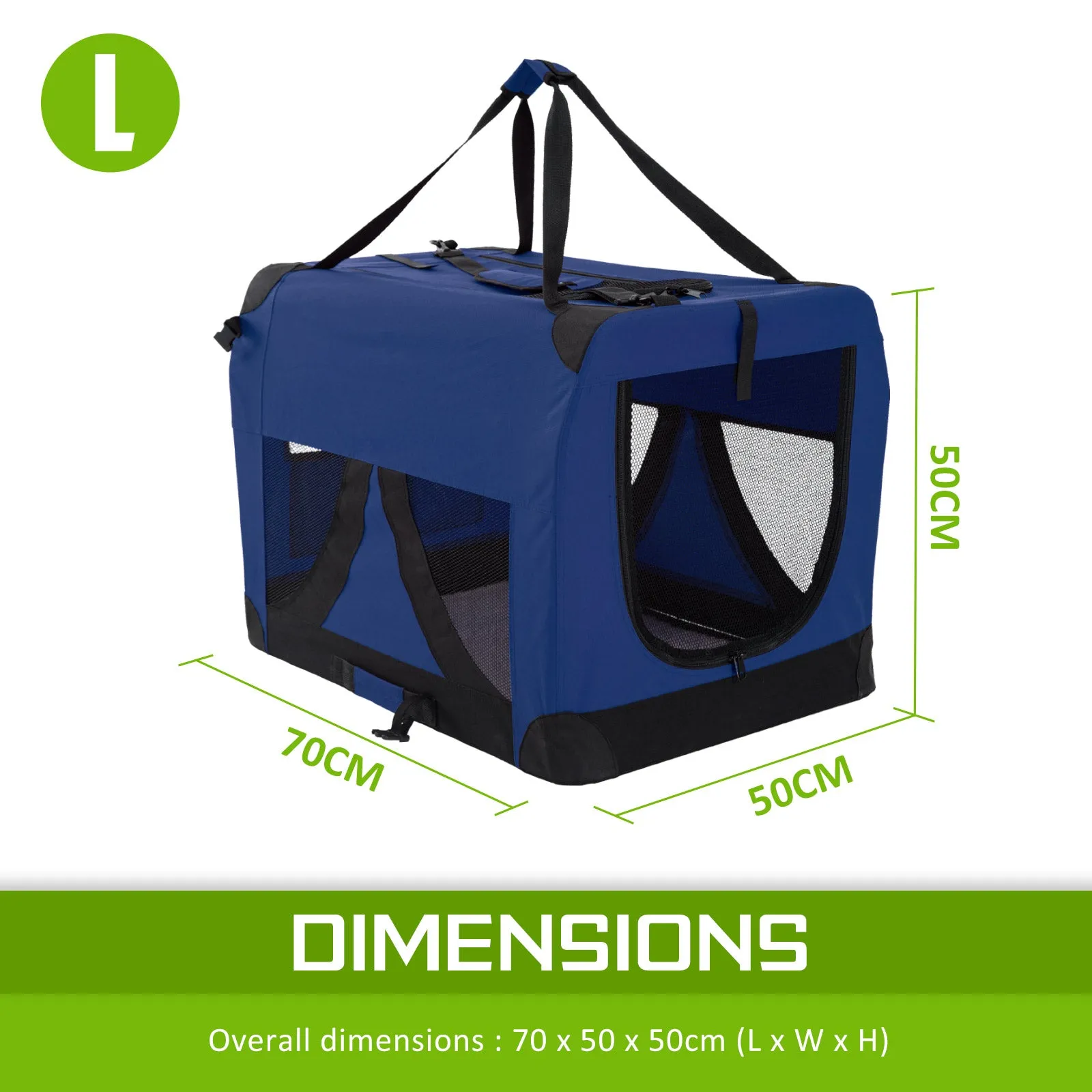 Paw Mate Portable Soft Dog Cage Crate Carrier