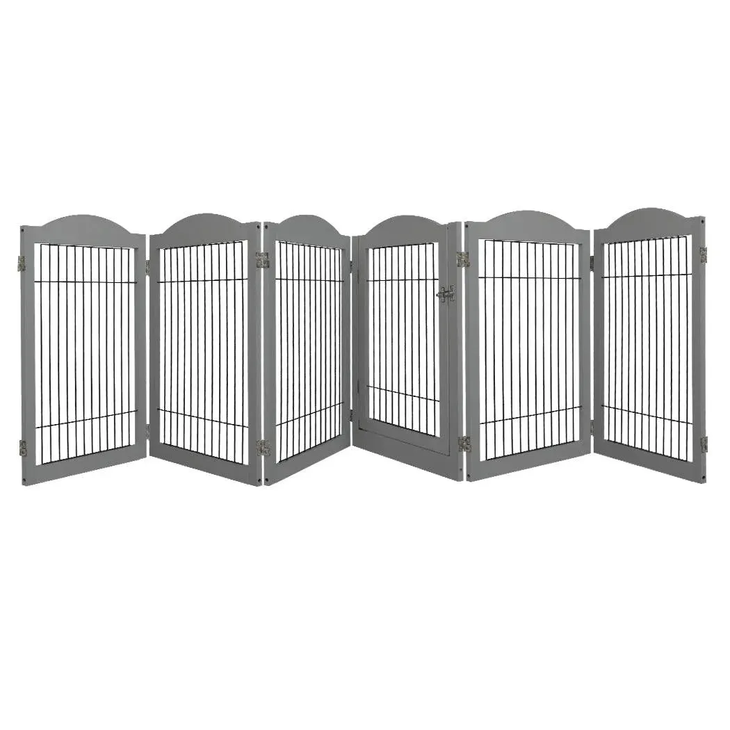 PaWz 6 Panels Pet Playpen Pet Gate
