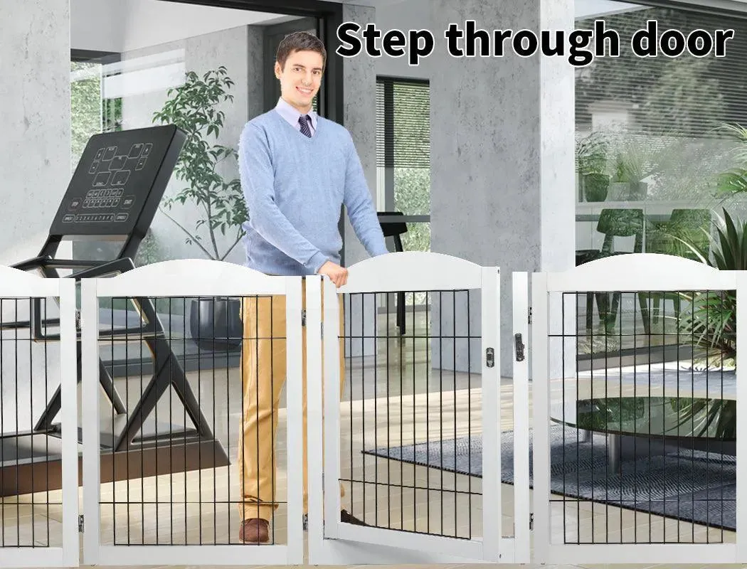 PaWz 6 Panels Pet Playpen Pet Gate