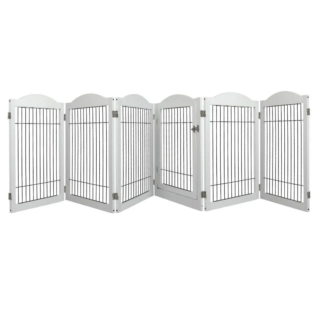 PaWz 6 Panels Pet Playpen Pet Gate