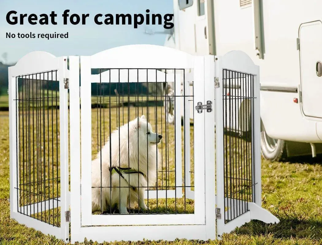 PaWz 6 Panels Pet Playpen Pet Gate