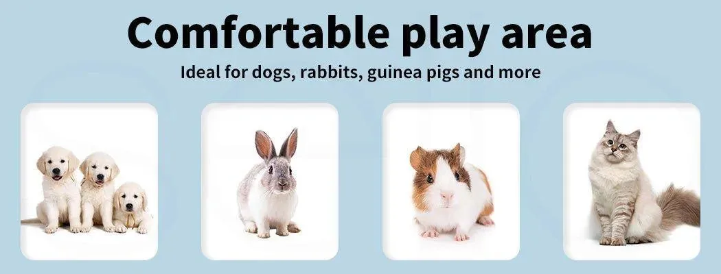 PaWz 6 Panels Pet Playpen Pet Gate