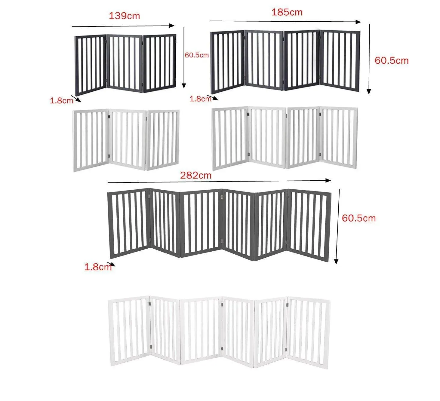 Pawz Wooden Pet Gate