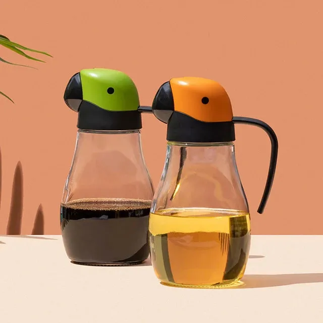 Penguin Glass Olive Oil & Vinegar Dispenser Bottle 800ml