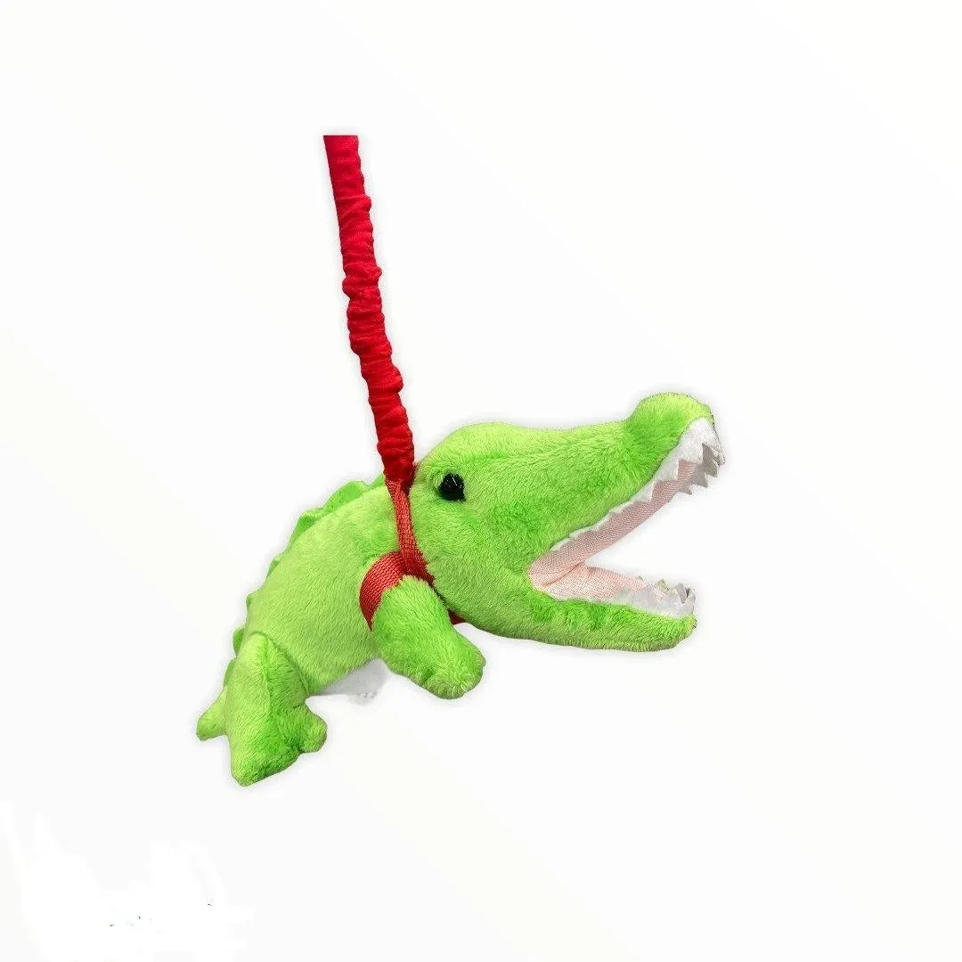 Plush Alligator on an Extendable Leash