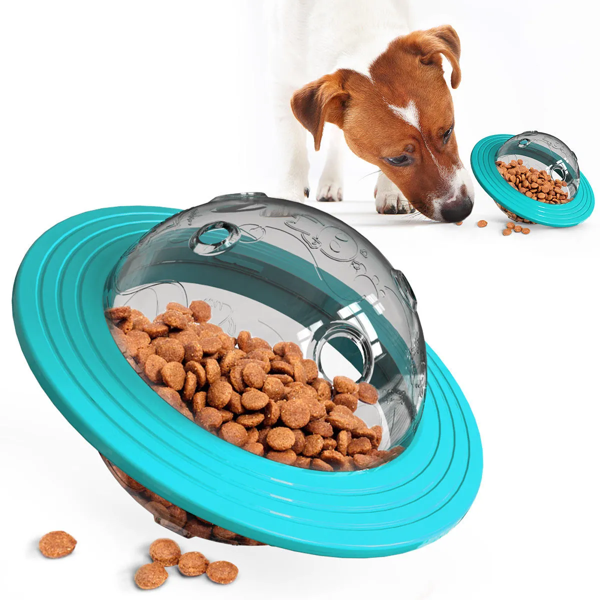 Puzzle Toys for Middle-Size Dogs , Nontoxic Bite-Resistant Dog Treat Feeder